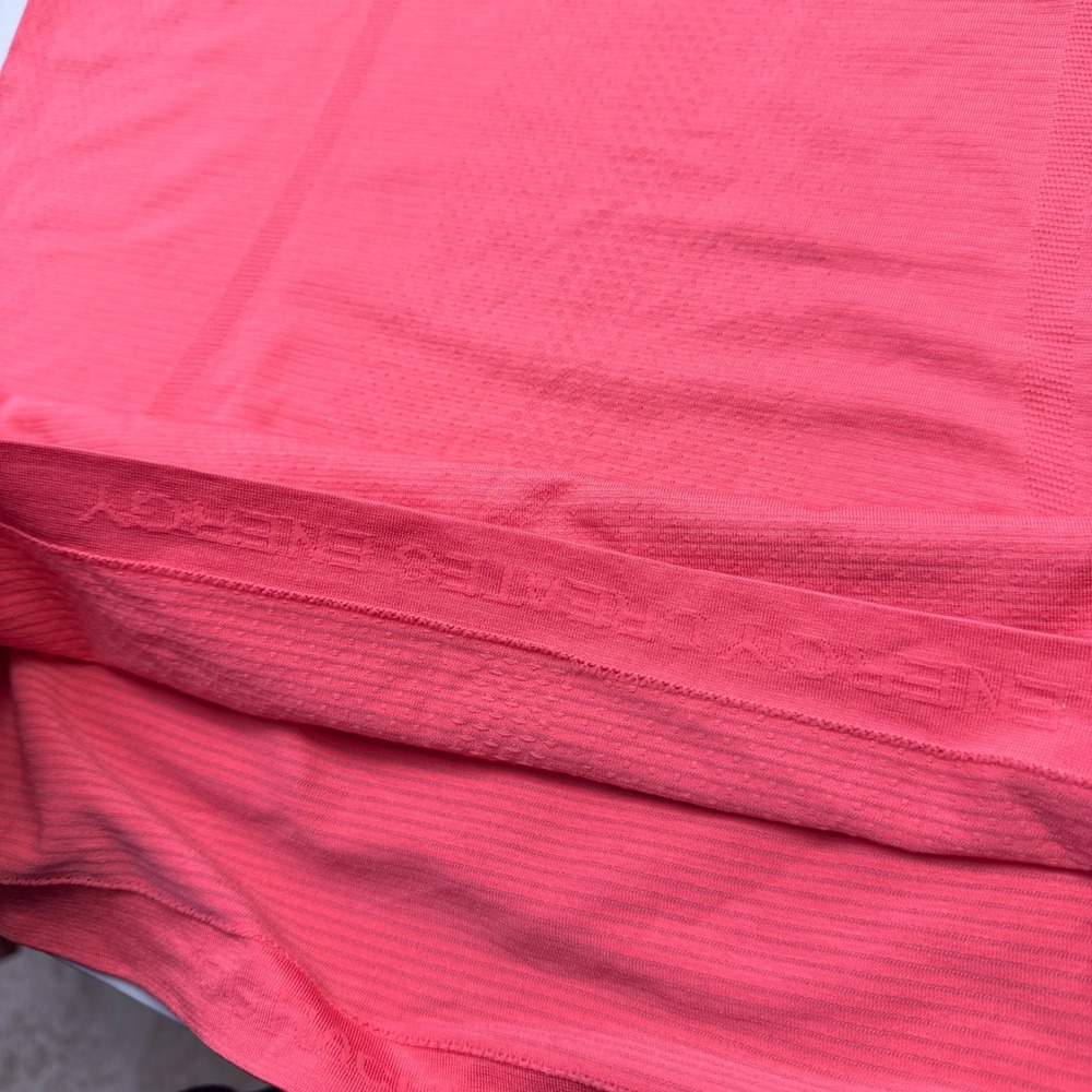 Lululemon Size 10 Swiftly Tech Short Sleeve Shirt Top Orange Red Gorpcore - Picture 6 of 8